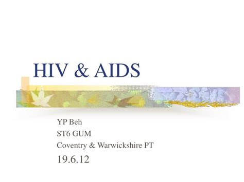 Ppt Hiv And Aids Powerpoint Presentation Free Download Id6104997
