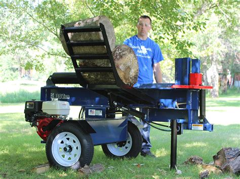 Iron And Oak 30 Ton Log Splitter With Log Lift Bhh4013gx30 — Wood
