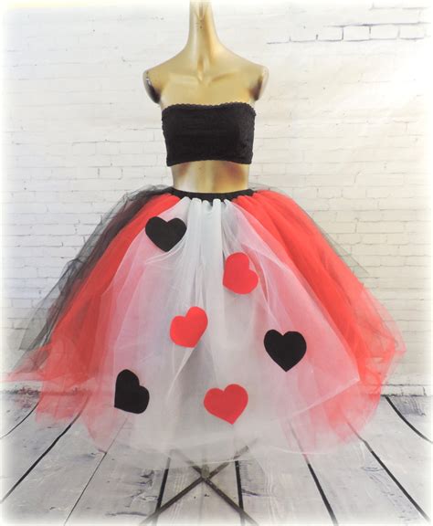 Adult Tutu Costume Queen Of Hearts Adult Tutu Dress