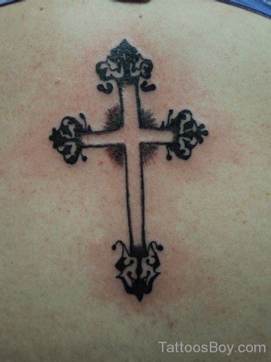 Stylish Cross Tattoo Design On Back Tattoo Designs Tattoo Pictures