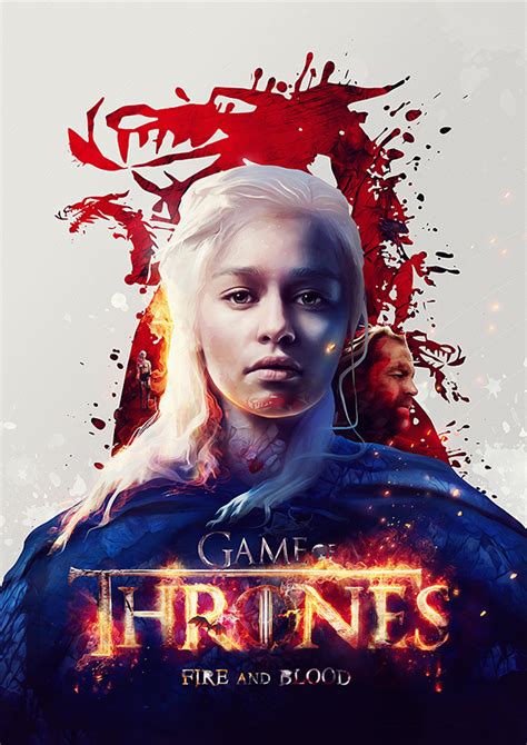 Cool Game Of Thrones Character Poster Art — Geektyrant