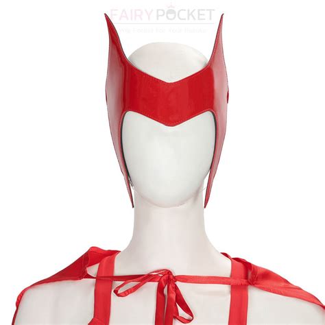 Wandavision Scarlet Witch Cosplay Costume Fairypocket Wigs