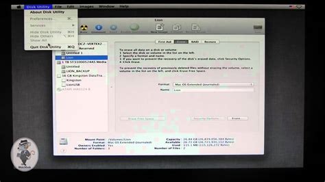 How To Create A Bootable Hackintosh Ready Mac Os X Lion 107 Usb