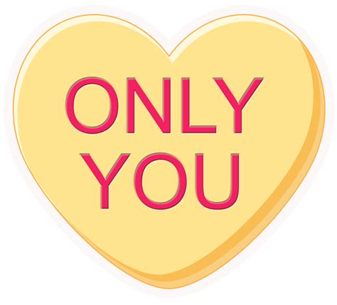 Conversation Hearts Png Png Image Collection