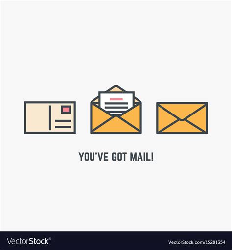 Youve Got Mail Royalty Free Vector Image Vectorstock