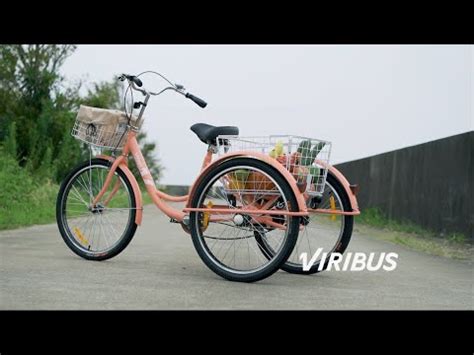 Best Adult Tricycle With Front And Rear Basket By Viribus Cinematic Scene Youtube