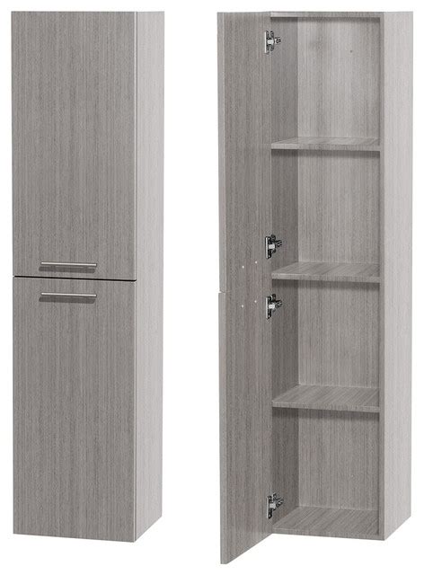 Wooden doors on cabinets look great. Bailey Bathroom 2-Door Wall-Mounted Storage Cabinet ...