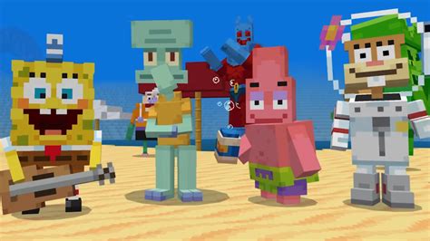 Spongebob Trifft Offiziell Auf Minecraft Darauf Hat Die Welt Gewartet