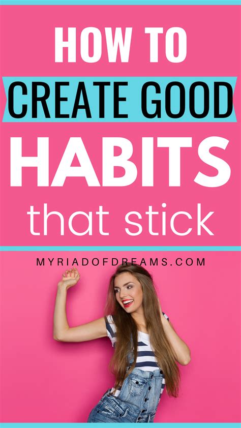 How To Form A Habit And Stick To It — Myriad Of Dreams In 2021 Change