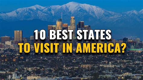 10 Best States To Visit In America 2023 Youtube