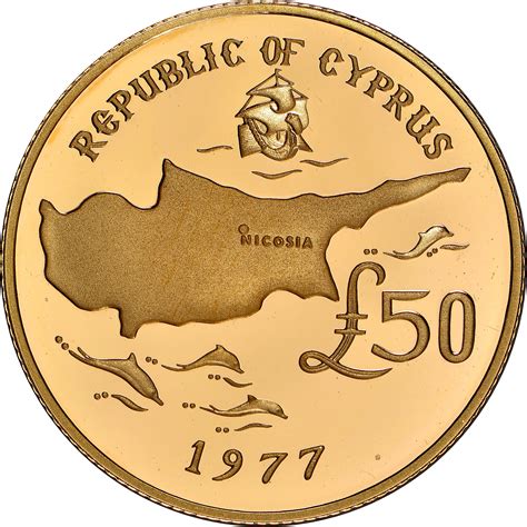 Cyprus 50 Pounds KM 47 Prices & Values | NGC