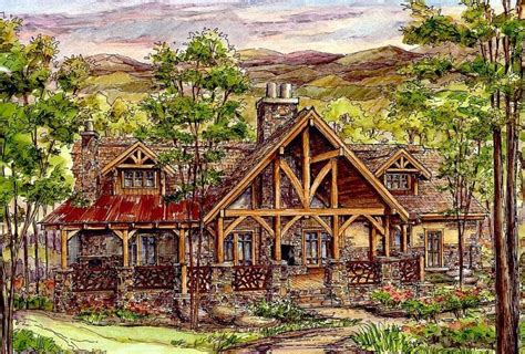 4 bedroom 3.5 bath house plans. Plan 13322WW 4 Bedroom 3.5 Bath Log Home Plan | Log home ...