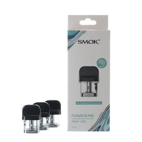 Smok Novo 2 Replacement Pod Cartridge Pack Of 3 Flawless Vape Shop