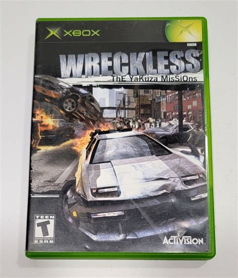 Wreckless The Yakuza Missions Xbox Original Complete Cib W Manual