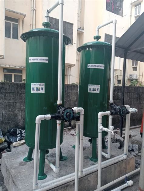 Green Pressure Carbon Sand Filter Vessel Height Mm Mm At Rs