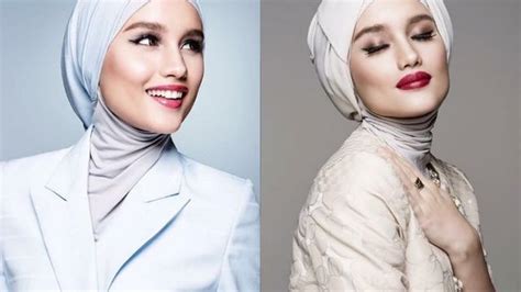 Cantiknya Cinta Laura Pakai Hijab Showbiz
