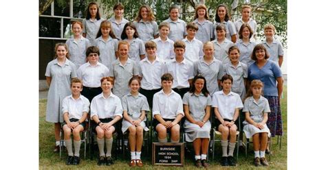 School Photo 1990s Burnside High School Christchurch Mad On