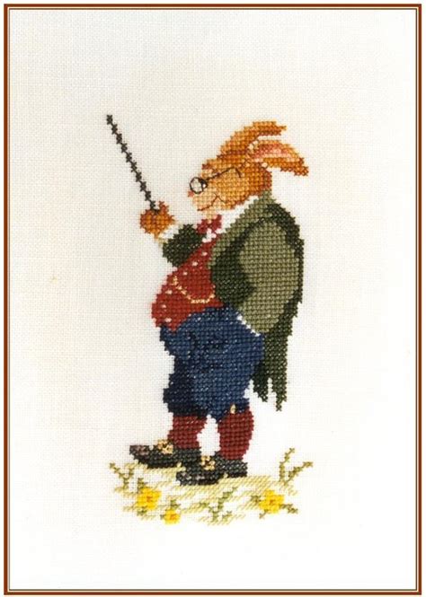Finden sie steuerfragen online kostenlos in ihrer nähe. Hasenlehrer - Kreuzstich - Stickvorlage zum Sticken ...