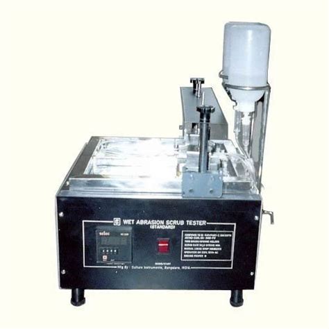 wet abrasion tester at best price in bengaluru by techno instruments company id 16209647397