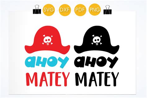 Ahoy Matey Graphic By Prettycuttables · Creative Fabrica