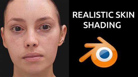 Realistic Skin In Blender Tutorial Only Shading Youtube