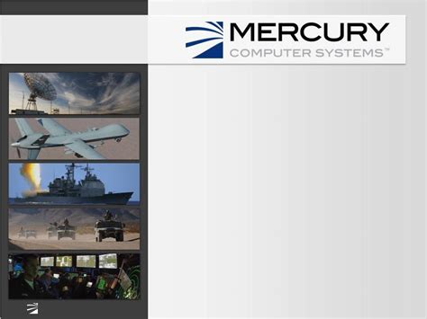 Refers to the ability to access data at random. MERCURY SYSTEMS INC - FORM 8-K - EX-99.1 - PRESENTATION ...