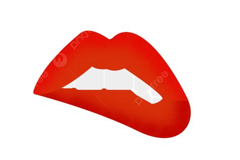 Sexy Lips Clipart Hd Png Hand Drawn Sexy Lips Lip Biting Lip Biting Makeup Cartoon Lips Png