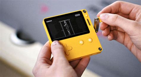 Playdate A Handheld Gaming System With A Crank As One Of The Controls