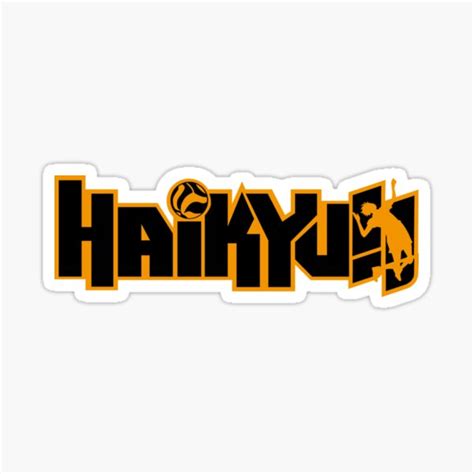 Haikyuu Logo Stickers | Redbubble