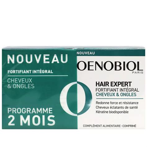 Oenobiol Hair Expert Fortifiant Integral Cheveux Et Ongles Lot De 2x60
