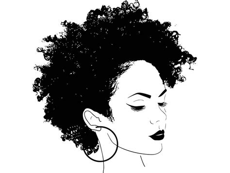 Free 170 Afro Hair Black Woman Svg Free Svg Png Eps Dxf File