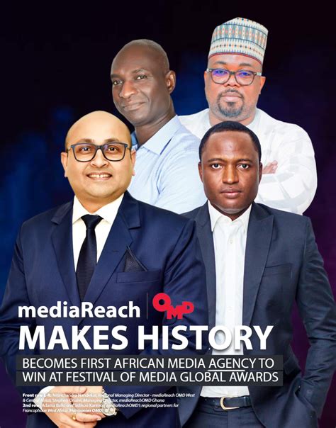 Mediareach Makes History Becomes First African Media Company To Win