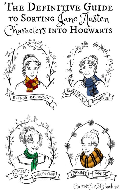 The Definitive Guide To Sorting Jane Austen Characters Into Hogwarts