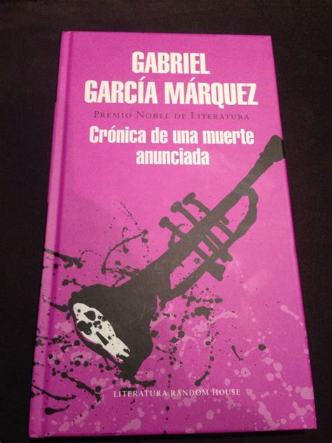Crónica De Una Muerte Anunciada De Gabriel García Márquez Novela