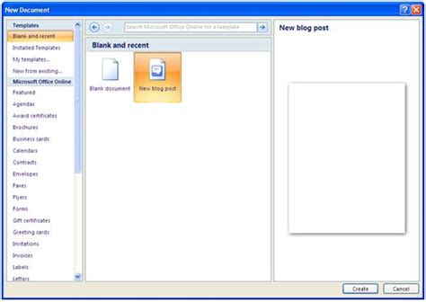 Creating Blogs In Word 2007 Dotnetcurry