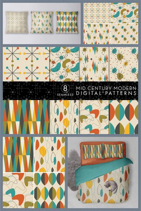 10 Best Mid Century Modern Pattern Images For 2021 Free And Premium