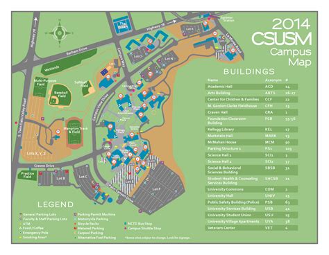 Csu San Marcos Campus Map Tourist Map Of English Images And Photos Finder