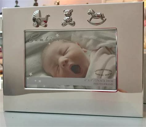 Silver Plated Baby Christening Keepsake Box Con Amore