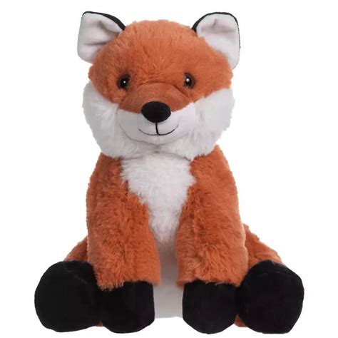 Fluffy Fox Plush Toy Stuffed Animals Kids Comfort Plushie Etsy