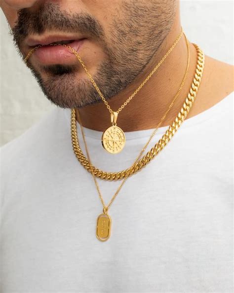 Men S Pendants Gold Silver Necklaces Craftd London Gold Necklace For Men Gold Pendants