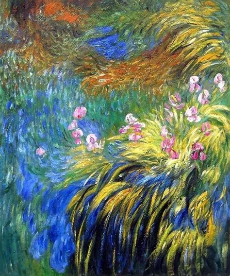 Irises 1914 17 👨‍🎨artist Claude Monet Impressionist Paintings