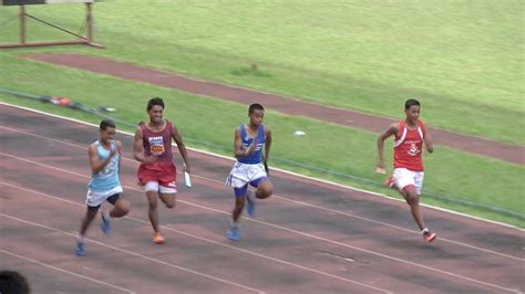 4x100m Finals Boys Tonga Inter Collegiate Athletics Youtube