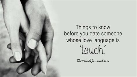 Physical Touch Love Language Quotes Shortquotescc