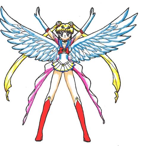 Winged Super Sailor Moon By Sailorcrafty26 On Deviantart