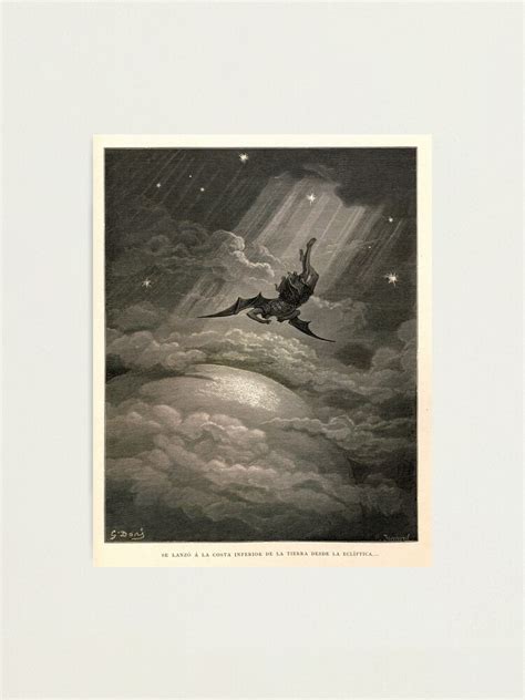 Gustave Doré Fallen Angel Photographic Print For Sale By