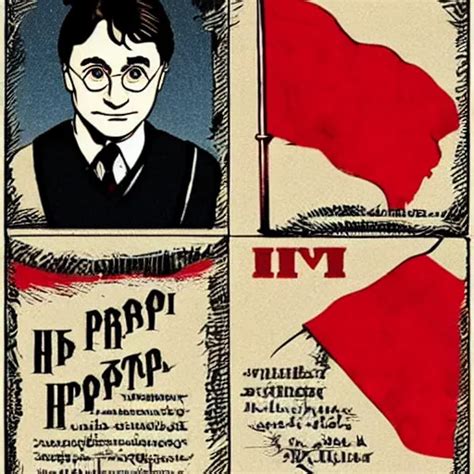 Harry Potter And Russian Soviet Revolution Colored Stable Diffusion