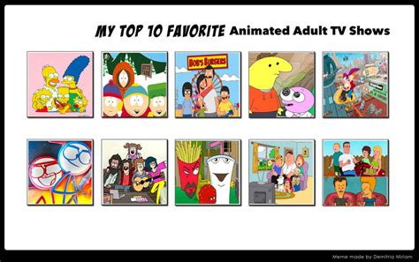 My Top 10 Favorite Animated Adult Tv Shows By Thomperfan On Deviantart