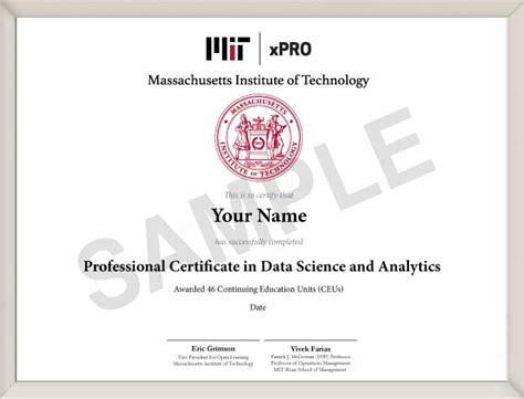 Mit Xpro Bootcamp Data Science And Analytics Course Professional