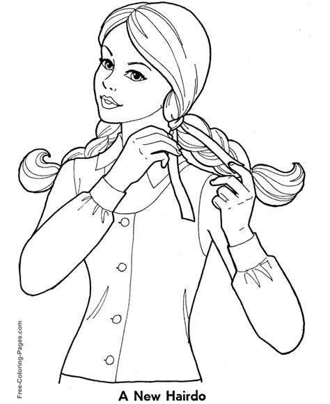 Drawings Of Girls Coloring Pages