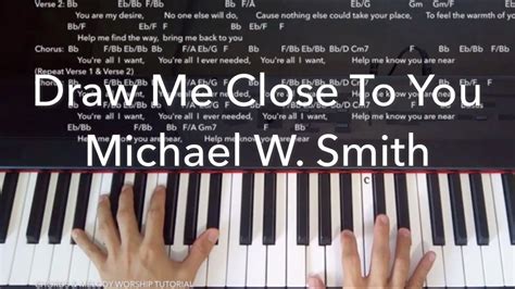 Draw Me Close To You Michael W Smith Piano Cover Chords And Melody